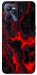 Чохол Black red marble для Realme C35