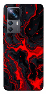 Чохол Black red marble для Xiaomi 12T Pro