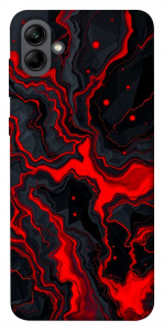 Чехол Black red marble для Galaxy A04