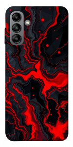 Чехол Black red marble для Galaxy A04s