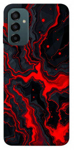 Чехол Black red marble для Galaxy M23 5G