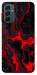 Чехол Black red marble для Galaxy M23 5G