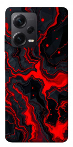 Чехол Black red marble для Xiaomi Redmi Note 12 Pro+