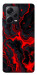 Чехол Black red marble для Xiaomi Redmi Note 12 Pro+