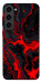 Чехол Black red marble для Galaxy S23