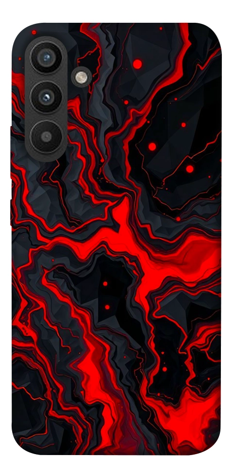 Чехол Black red marble для Galaxy A34 5G