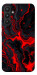 Чехол Black red marble для Galaxy A34 5G