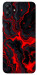 Чохол Black red marble для Galaxy A04e
