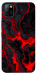 Чохол Black red marble для Infinix Hot 10 Lite