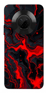 Чехол Black red marble для Huawei Y9a