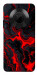 Чехол Black red marble для Huawei Y9a