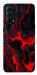 Чехол Black red marble для Oppo Reno 5 4G