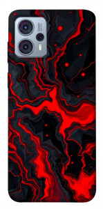 Чохол Black red marble для Motorola Moto G23