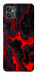 Чохол Black red marble для Motorola Moto G32