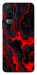 Чехол Black red marble для Vivo Y31