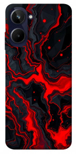 Чехол Black red marble для Realme 10 4G
