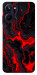 Чехол Black red marble для Realme 10 4G