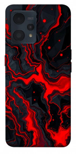 Чехол Black red marble для Realme 9 Pro+