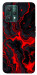 Чохол Black red marble для Realme 9 Pro