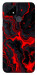 Чехол Black red marble для Realme C21