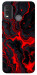 Чехол Black red marble для Nokia G11 Plus