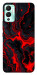 Чехол Black red marble для Infinix Hot 12 Play