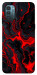 Чехол Black red marble для Nokia G21