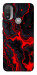 Чехол Black red marble для Motorola Moto E20