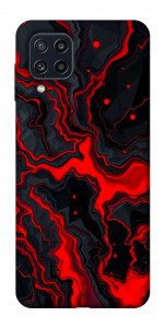 Чехол Black red marble для Galaxy M32