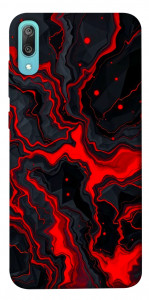 Чехол Black red marble для Huawei Y6 Pro (2019)