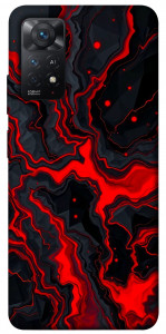 Чехол Black red marble для Xiaomi Redmi Note 12 Pro