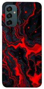 Чехол Black red marble для Galaxy M14 5G