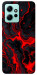 Чохол Black red marble для Xiaomi Redmi Note 12 4G