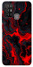 Чехол Black red marble для ZTE Blade A52