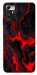 Чохол Black red marble для ZTE Blade A72