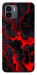 Чехол Black red marble для Xiaomi Poco C50