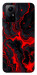 Чехол Black red marble для Xiaomi Redmi Note 12S