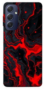 Чехол Black red marble для Galaxy M54 5G