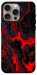 Чехол Black red marble для iPhone 15 Pro Max