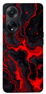 Чохол Black red marble для Oppo A98