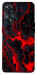 Чохол Black red marble для Oppo Reno 8 T 4G