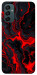 Чехол Black red marble для Galaxy M34 5G