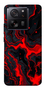 Чохол Black red marble для Xiaomi 13T