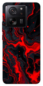 Чохол Black red marble для Xiaomi 13T Pro