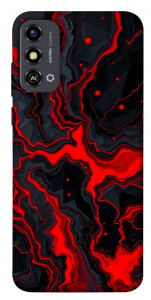 Чохол Black red marble для ZTE Blade A53