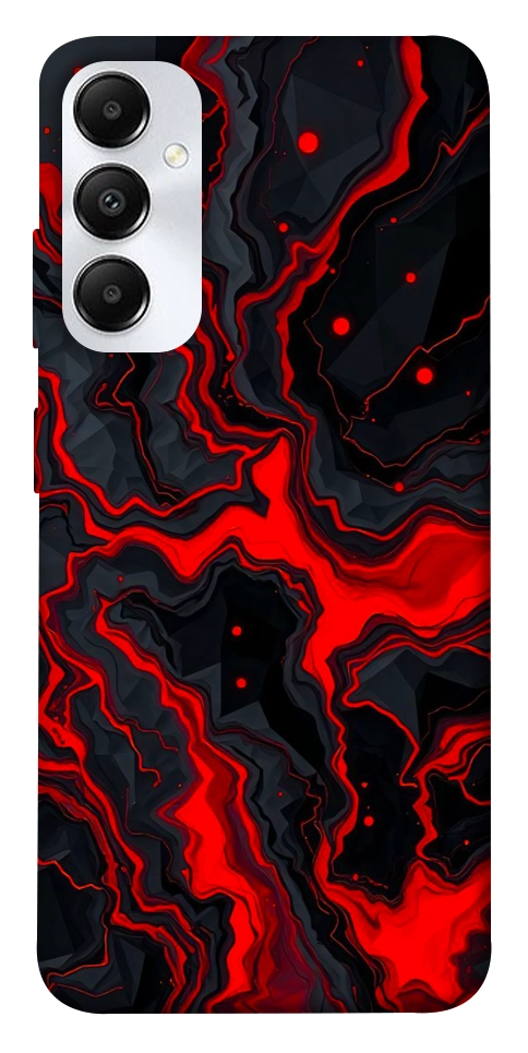 Чехол Black red marble для Galaxy A05s
