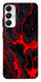 Чехол Black red marble для Galaxy A05s