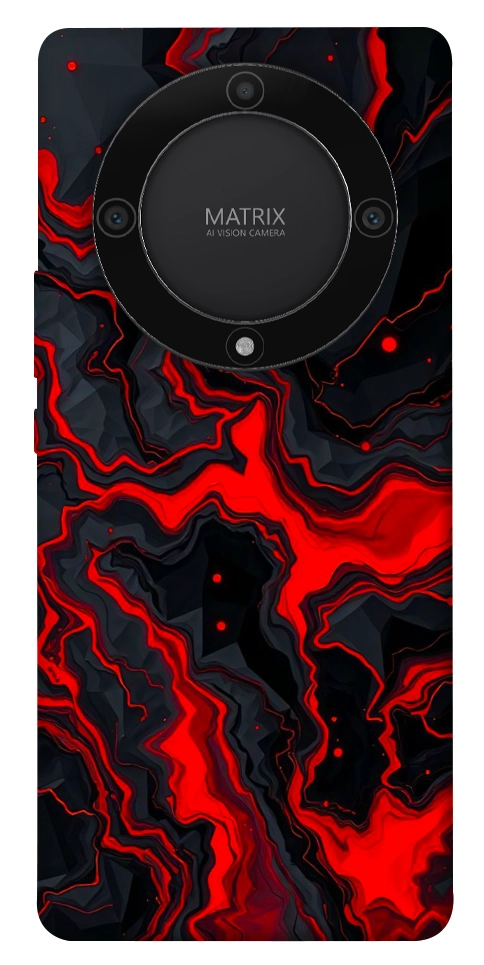 Чехол Black red marble для Huawei Magic5 Lite