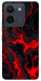 Чехол Black red marble для Vivo Y36