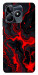 Чехол Black red marble для Realme C53